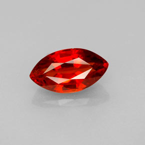 Granada espessartita Laranja vermelha Natural 1.80ct, Marquesa, SI