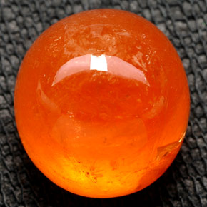 Granada espessartita laranja natural 15,44ct, transparente, transparente/translúcido