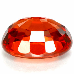 Granada espessartita Laranja Natural 3.01ct, Corte Oval, VVS