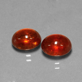 Pedras preciosas de granada espessartita laranja natural de  ct, transparente, transparente/translúcido