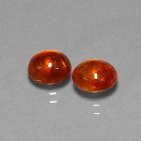 Pedras preciosas de granada espessartita laranja natural de  ct, transparente, transparente/translúcido