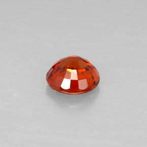 Granada espessartita Tangerina Natural 0.91ct, Corte Redondo, VS