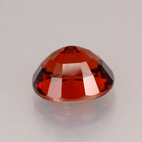 Granada espessartita laranja natural 2,36ct, corte oval, VVS-VS