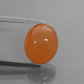 Granada espessartita Laranja Natural 6.54ct, Transparente, Transparente/Translúcido