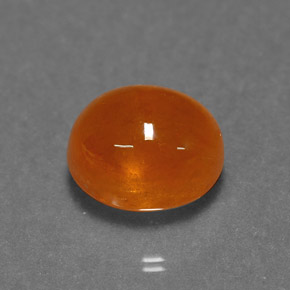 Granada espessartita laranja natural 6,24ct, transparente, transparente/translúcido