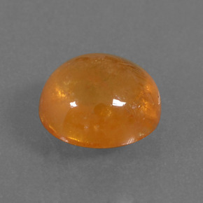 Granada espessartita laranja natural 1,88ct, corte oval, translúcido