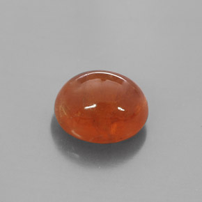 Granada espessartita laranja natural 6,14ct, transparente, transparente/translúcido