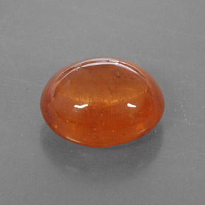 Granada espessartita laranja natural 6,01ct, transparente, transparente/translúcido