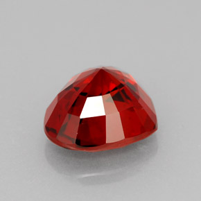 Granada espessartita laranja natural 2,79ct, formato de pêra, VVS-VS