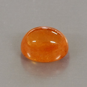 Granada espessartita laranja natural 3,98ct, transparente, transparente/translúcido