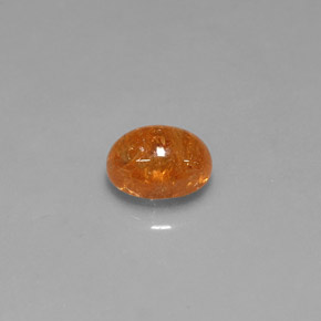 Granada espessartita laranja natural 2,45ct, transparente, transparente/translúcido
