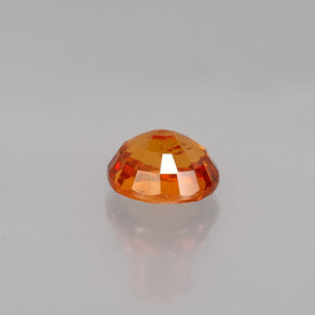 Granada espessartita laranja natural 1,21ct, corte oval, VS