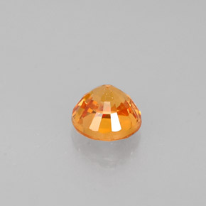 Granada espessartita laranja natural 0,68ct, corte redondo, VS