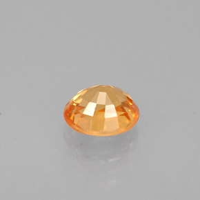 Granada espessartita Tangerina Natural 0.63ct, Corte Oval, VVS-VS