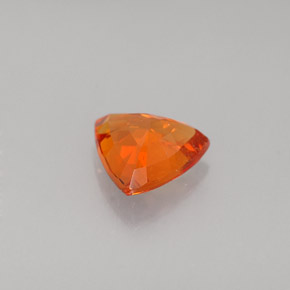 Granada espessartita laranja natural 1,25ct, trillion, VS-SI