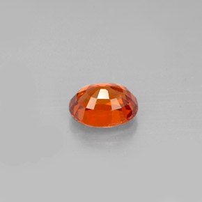 Granada espessartita Tangerina Natural 0.98ct, Corte Oval, VS