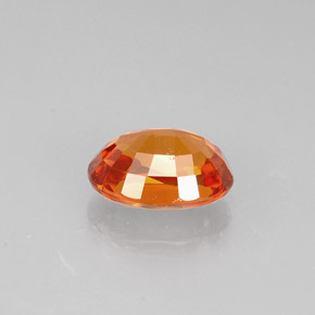 Granada espessartita Tangerina Natural 1.09ct, Corte Oval, VS