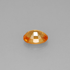 Granada espessartita laranja natural 0,71ct, corte oval, VS