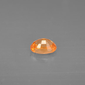Granada espessartita laranja natural 0,72ct, corte oval, VS