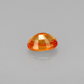 Granada espessartita laranja natural 0,80ct, corte oval, VS