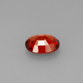 Granada espessartita laranja natural 1,25ct, corte oval, VS-SI