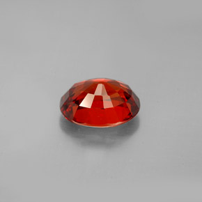 Granada espessartita laranja natural 2,79ct, corte oval, VS