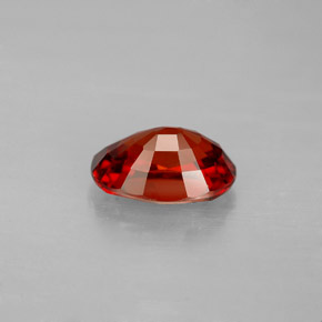 Granada espessartita laranja natural 2,14ct, corte oval, VVS-VS