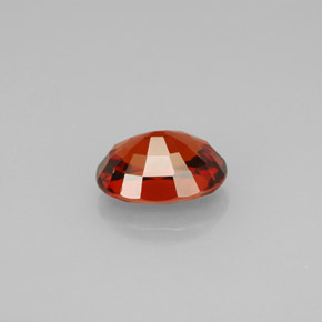 Granada espessartita laranja natural 2,10ct, corte oval, VVS