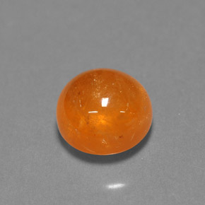 Granada espessartita laranja natural 3,68ct, transparente, transparente/translúcido