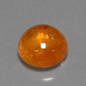 Granada espessartita laranja natural 2,50ct, transparente, transparente/translúcido