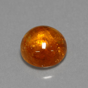Granada espessartita laranja natural 2,10ct, transparente, transparente/translúcido