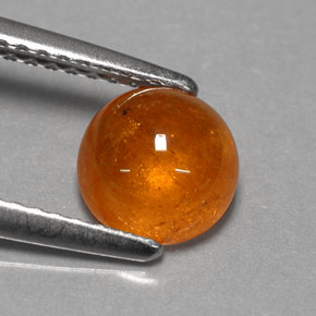 Granada espessartita Laranja Natural 1.73ct, Transparente, Transparente/Translúcido