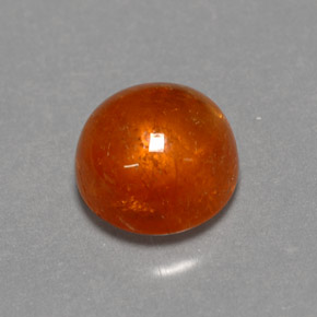 Granada espessartita laranja natural 2,17ct, transparente, transparente/translúcido