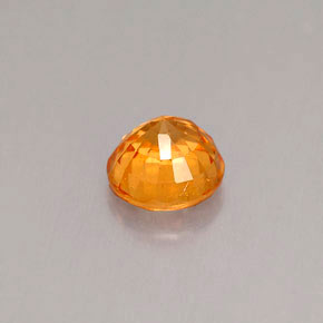 Granada espessartita Laranja Natural 1.01ct, Corte Redondo, VS