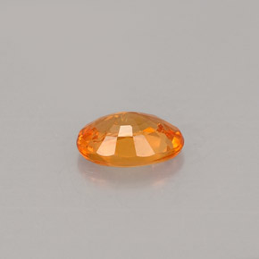 Granada espessartita laranja natural 0,60ct, corte oval, VS-SI