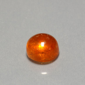 Granada espessartita laranja natural 2,47ct, transparente, transparente/translúcido