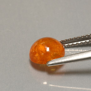 Granada espessartita laranja natural 2,32ct, transparente, transparente/translúcido