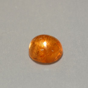 Granada espessartita laranja natural 2,04ct, transparente, transparente/translúcido