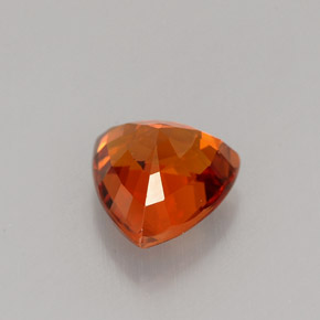 Granada espessartita laranja natural 1,55ct, trillion, VS
