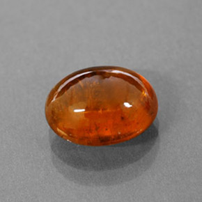 Granada espessartita laranja natural 3,17ct, transparente, transparente/translúcido