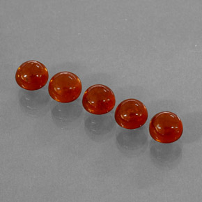 Pedras preciosas de granada espessartita laranja natural de  ct, transparente, transparente/translúcido