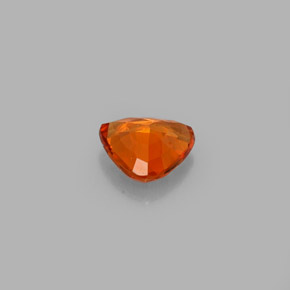 Granada espessartita laranja natural 0,56ct, trillion, VVS