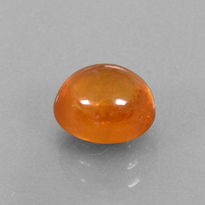 Granada espessartita laranja natural 3,16ct, transparente, transparente/translúcido