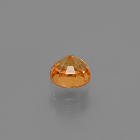 Granada espessartita laranja natural 0,67ct, corte redondo, SI