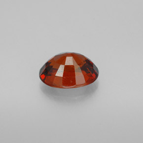 Granada espessartita laranja natural 3,61ct, corte oval, VS