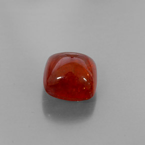 Granada espessartita laranja natural 5,59ct, transparente, transparente/translúcido