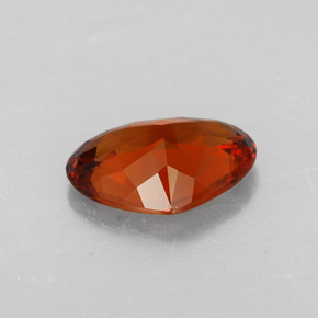 Granada espessartita vermelho natural 1,91ct, formato de pêra, VVS-VS