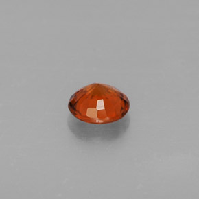 Granada espessartita Tangerina Natural 0.51ct, Corte Redondo, VVS-VS