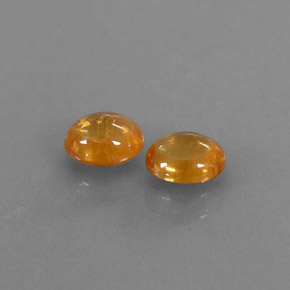 Pedras preciosas de granada espessartita laranja natural de  ct, transparente, transparente/translúcido