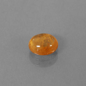 Granada espessartita laranja natural 0,96ct, transparente, transparente/translúcido